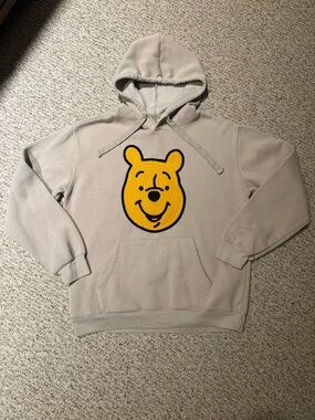 Disney Winnie The Pooh Hoodie with Knit Detail